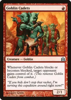 [MTG] Goblin Cadets (125) (CMD) LP-HP - Image 1