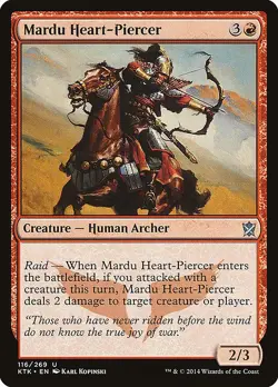 [MTG] Mardu Heart-Piercer (116) (KTK) LP-HP - Image 1
