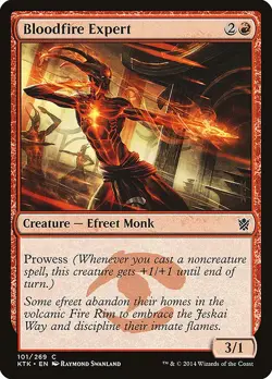 [MTG] Bloodfire Expert (101) (KTK) LP-HP - Image 1