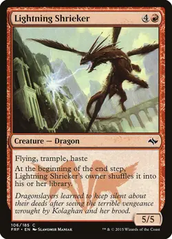 [MTG] Lightning Shrieker (106) (FRF) LP-HP - Image 1