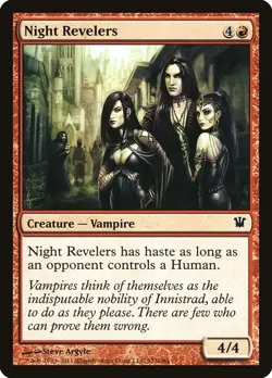 [MTG] Night Revelers (153) (ISD) LP-HP - Image 1