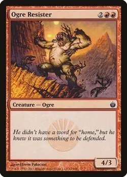[MTG] Ogre Resister (072) (MBS) LP-HP - Image 1