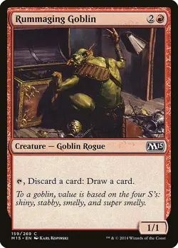 [MTG] Rummaging Goblin (159) (M15) LP-HP - Image 1