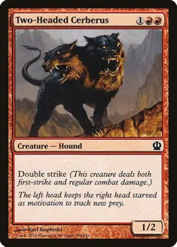 [MTG] Two-Headed Cerberus (146) (THS) LP-HP - Image 1