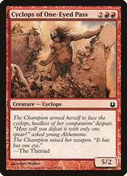 [MTG] Cyclops of One-Eyed Pass (090) (BNG) LP-HP - Image 1