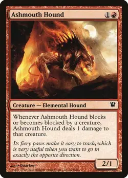 [MTG] Ashmouth Hound (128) (ISD) LP-HP - Image 1