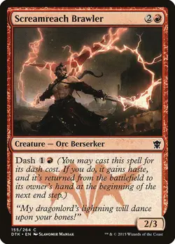 [MTG] Screamreach Brawler (155) (DTK) LP-HP - Image 1