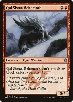 [MTG] Qal Sisma Behemoth (149) (DTK) LP-HP - Image 1