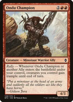 [MTG] Ondu Champion (149) (BFZ) LP-HP - Image 1