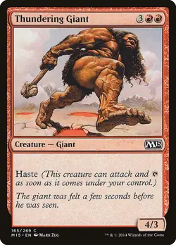[MTG] Thundering Giant (165) (M15) LP-HP - Image 1
