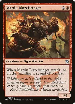 [MTG] Mardu Blazebringer (115) (KTK) LP-HP - Image 1