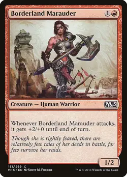 [MTG] Borderland Marauder (131) (M15) LP-HP - Image 1