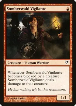 [MTG] Somberwald Vigilante (156) (AVR) LP-HP - Image 1
