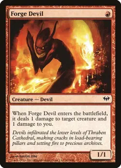[MTG] Forge Devil (091) (DKA) LP-HP - Image 1