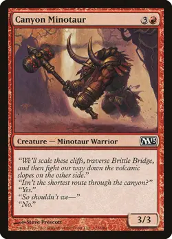 [MTG] Canyon Minotaur (122) (M13) LP-HP - Image 1
