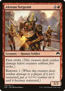 [MTG] Akroan Sergeant (130) (ORI) LP-HP - Image 1