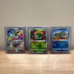 3Pcs IN STOCK Pokemon Chinese Exclusive K Radiant Blastoise Venusaur Eevee Set - Image 1