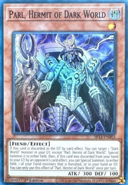 YuGiOh! - Parl, Hermit of Dark World - Super Rare - Image 1