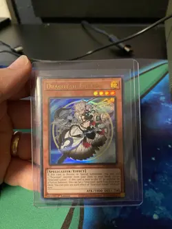 Yugioh! Dracotail Lukias JUSH-EN001 (UR) 1st Ed "Dracotail Support" - Image 1