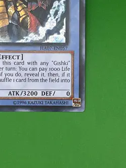 YuGiOh! Gishki Zielgigas HA07-EN057 1st Edition Near Mint - Image 4