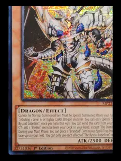 Yugioh! The Bystial Lubellion - MP23-EN160 - Prismatic Secret Rare - 1st Edition - Image 3