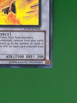 YuGiOh! Ancient Flamvell Deity HA04-EN056 1st Edition Near Mint - Image 4