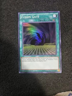 1st Edition Fusion Gate FUEN-EN050 Super Rare Fusion Enforcers YuGiOh Card LP - Image 1
