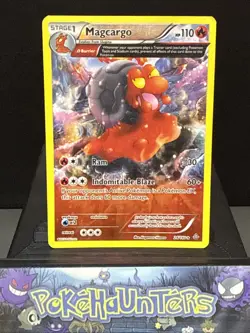 Pokemon Card Magcargo 24/160 XY Primal Clash Reverse Holo Rare Played - Image 1