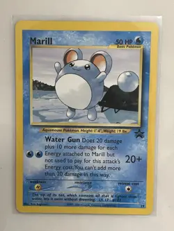 Pokemon TCG Marill 29Wizards Black Star Promo Regular Vintage Card LP - Image 1