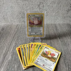 Vintage Holo Pokemon Card Bundle - Clefable 💥 Custom Pack ⭐ WOTC 16 cards - Image 1