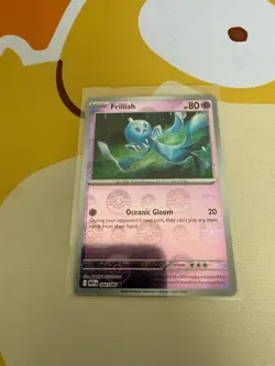 Pokemon TCG Frillish 044/086 Sv White Flare Pokeball Holo Card MINT - Image 1
