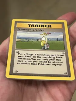 POKEMON TCG Pokemon Breeder 076/102 Base Set Unlimited Vintage Card Rare LP - Image 3