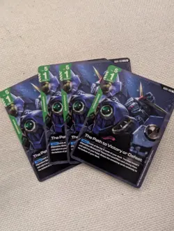 Gundam Card Game The Path To Victory Or Defeat GD01-109 C Playset Of 4 Newtype R - Image 1