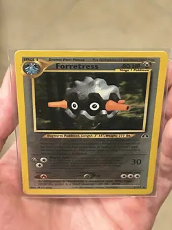 2001 POKEMON TCG Forretress 21/75 Rare Card Neo Discovery - VINTAGE WOTC - LP - Image 4