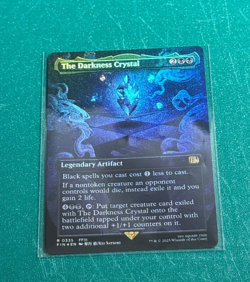 MTG Final Fantasy Borderless FOIL - The Darkness Crystal FIN#335 - Image 1