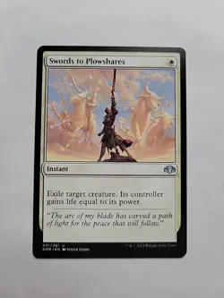 MTG - Swords to Plowshares _ Dominaria Remastered Regular U#031 - Image 1