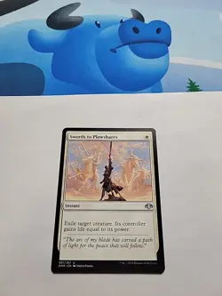 MTG - Swords to Plowshares _ Dominaria Remastered Regular U#031 - Image 2