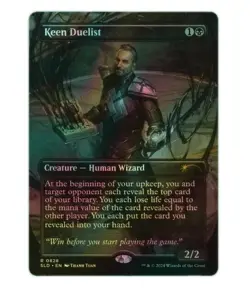 MTG | Keen Duelist #0828 | RAINBOW FOIL | SHOWCASE | SECRET LAIR | NM | EN - Image 1