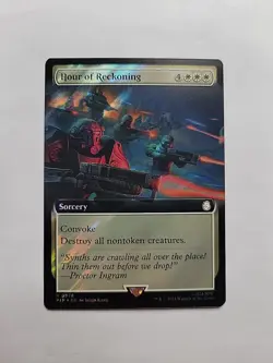 MTG - Hour of Reckoning (Extended Art) (Surge Foil) PIP Rare #0978 - Image 1