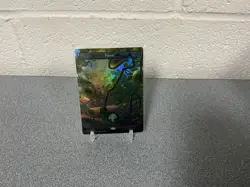 MTG - Forest (239) - Borderless Full Art Foil - Unfinity - NM - Image 1