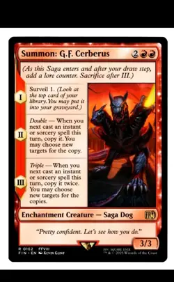 MTG | Summon: G.F. Cerberus #0162 | Final Fantasy | NM | EN - Image 1