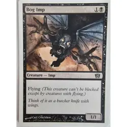 MTG Magic The Gathering Bog Imp 8th Edition Black - Image 1