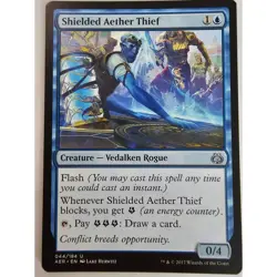 MTG Magic The Gathering Shielded Aether Thief 44/184 AER Rare Creature Card 2017 - Image 1