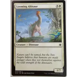 MTG Magic The Gathering Looming Altisaur Card 023/279 C XLN 2017 White Ixalan - Image 1