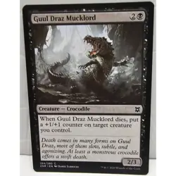 MTG Magic The Gathering Guul Draz Mucklord ZNR Creature Crocodile Black 2020 - Image 1