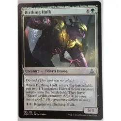 MTG Magic The Gathering Birthing Hulk 121/184 OGW Rare Eldrazi Drone Creature Ca - Image 1