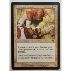 MTG Magic The Gathering Daunting Defender 21/350 White Onslaught - Image 1