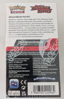 Pokemon TCG Destined Rivals Half Booster Box 18 Packs - Image 4