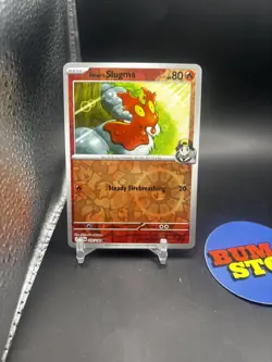 POKEMON Destined Rivals - Ethan's Slugma 35/182 Reverse Holo - Image 1