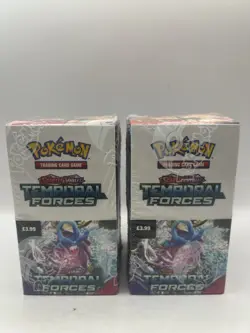 Pokemon TCG: Scarlet and Violet Temporal Forces Half Booster Box (18 Packs) X2 - Image 1